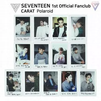 Seventeen 1-й официальный фан-клуб Carat Polaroid фотокарточка KPOP K-POP Seungkwan