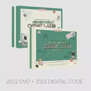 Seventeen 2022 Carat Land Dvd+деко набор запечатан