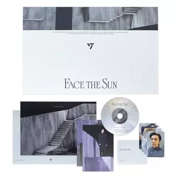 SEVENTEEN 4th album the Control Outbox Photobook PET Card Lyrics Collection Photocard Postcard 2 Pin Button Badge 4 Photocards - [Face Sun] (ep.1