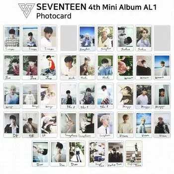 SEVENTEEN 4th Mini Album Al1 Официальная фотокарточка Jeonghan Mingyu Hoshi Joshua Woozi #1