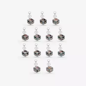 Seventeen Брелок для ключей «Сделай сам» в виде куба (ВСЕГДА ВАШ) + фотокарточка