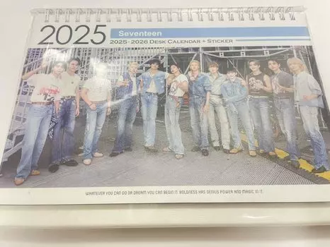 Seventeen Goods 2025 2026 2-летний настольный календарь -