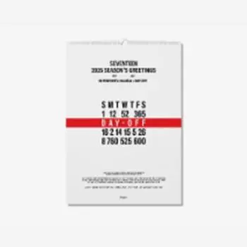 SEVENTEEN - НАСТЕННЫЙ КАЛЕНДАРЬ 2025 **Товар ПРЕДЗАКАЗА** дата выхода: 2024-12-16 0
