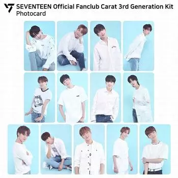 Seventeen Official Fanclub Carat 3rd term Limited Фотокарта фотокарточка KPOP DK