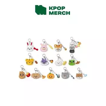 SEVENTEEN - Плюшевый брелок для ключей в виде лица MINITEEN 1. CHOITCHERRY