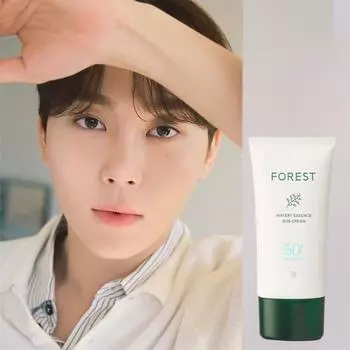 [Seventeen Seungkwan PICK] Солнцезащитный крем Green Finger Forest Watery Essence, 80 мл, корейский солнцезащитный крем