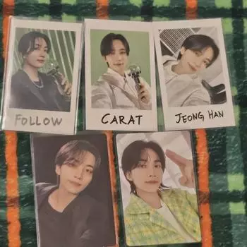 Seventeen Seventeen Подпишитесь на Japan Carat Zone Trading Card Batch Jeonghan Seventeen