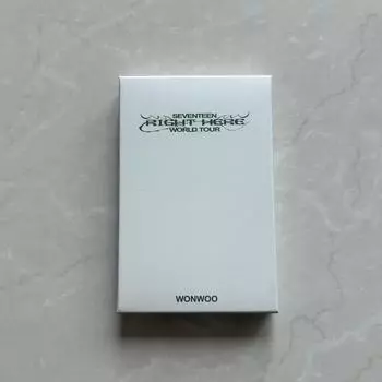 Seventeen Wonwoo 17 Right Here Goycon Acrylic Photo Card Holder
