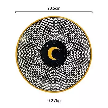 Северная креативная черно-белая архитектурная художественная кружка керамическая банка для хранения подарков западная обеденная тарелка банка для свечей украшение для дома