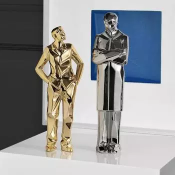 Северный абстрактный креативный характер керамические украшения гостиная прихожая офис настольная мебель украшения для дома