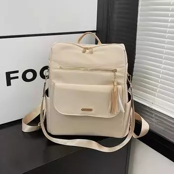 Швейные рюкзаки для женщин внутреннее отделение Мягкая спинка Кисточка Дизайн сумки мода