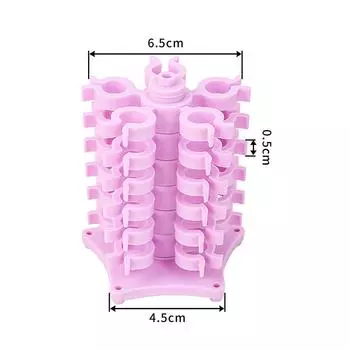 Sewing Bobbins Tower Storage Clips Stand For 30 Thread Spool Plastic Holder Clamps Organizer Sewing Machine Diy Embroidery Tool