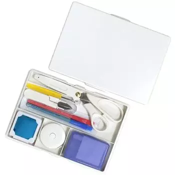 Sewing set slim case sewing [Japanese scissors] (for right-handed use)