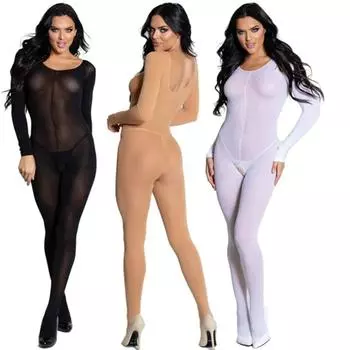Секс для взрослых Секс-игрушки Бесшовные чулки комбинезон Фетиш Обтягивающее ночное белье Полное сексуальное женское белье Большие размеры Горячее эротическое женское белье within 80kg
