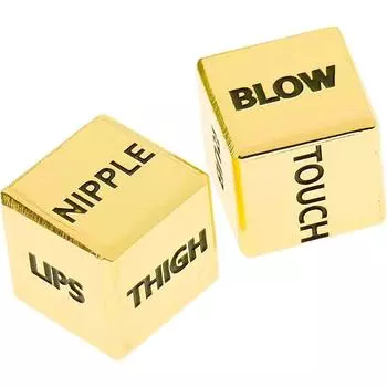 Секс-игральные кости, забавные парные игральные кости, романтический набор игральных костей для непослушания, цельные металлические игральные кости для взрослых, эротические игровые игрушки для флирта, игральные кости для пар, свиданий и т. д. 1.6*1.6*1.6