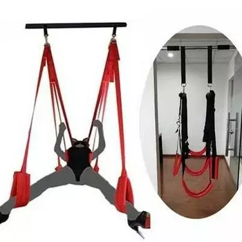 Секс-игрушка 5-го поколения: Подушка-качели и парные БДСМ-наручники