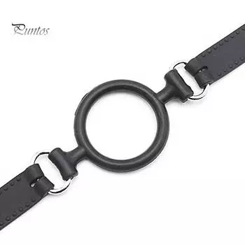 Секс-игрушка для взрослых, фетиш, БДСМ, бондаж, мягкий силиконовый ремешок для рта с кольцом для кляпа во рту