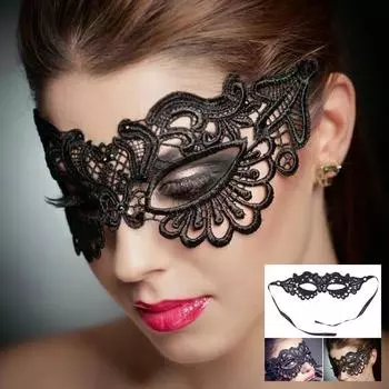 Секс-игрушка, кружевная повязка на глаз, полые кружевные женские маскарадные костюмы принцессы для выпускного вечера, реквизит для вечеринки