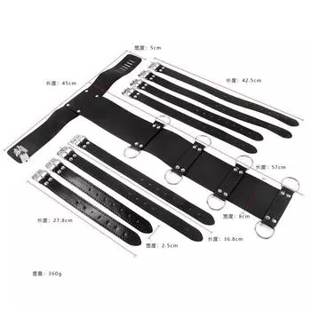 Секс игрушки бондаж кожаная одежда женская задняя регулируемая стяжка наручники секс забава товары для взрослых