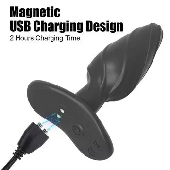 Секс-игрушки для мужчин и женщин, 12 режимов, мастурбатор, эротическая игрушка, вагинальный массажер для точки G, беспроводной пульт дистанционного управления, электрошок, анальная пробка