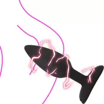 Секс-игрушки для мужчин и женщин, силиконовый расширитель ануса, анальная пробка, электрический шок, анальная пробка, массажер простаты