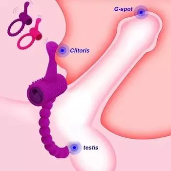 Секс-игрушки для мужчин Вибрирующее кольцо для пениса Отсроченная эякуляция Стимуляция точки G Пары Секс-игрушки Мужские секс-игрушки