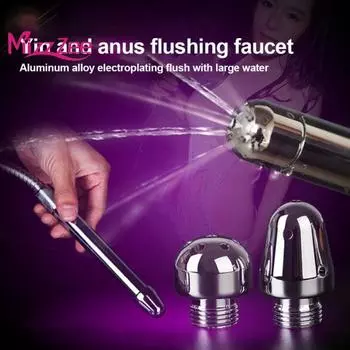 Секс-игрушки для обмена парами, 4 шт., алюминиевый сплав, кран для промывки ануса, кран для мастурбации воды, сексуальный