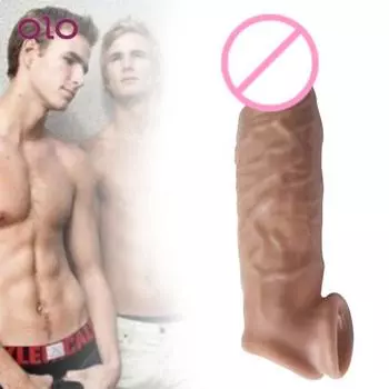 Секс-игрушки для пары, увеличение рукава пениса, секс-игрушки, презервативы, удлинитель фаллоимитатора, кольцо для задержки члена