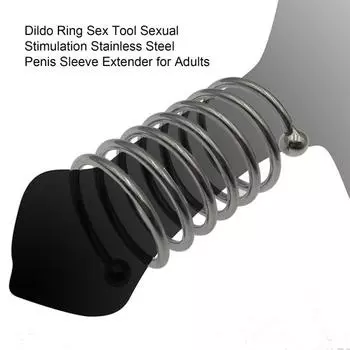 Секс-игрушки для совместного использования пар, секс-инструмент, сексуальная секс-игрушка, стимуляция, удлинитель рукава для пениса из нержавеющей стали, взрослые 28mm