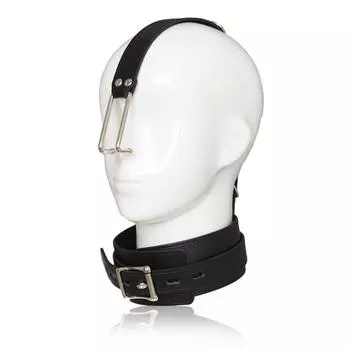 Секс-игрушки для взрослых Кожаный бондаж Носовой крючок Чехол для шеи Упряжь БДСМ Эротическая сексуальная игра Инструмент целомудрия Раб Фетиш Женское доминирование