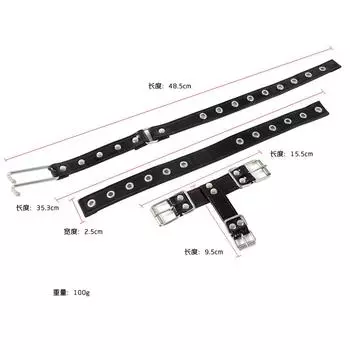 Секс-игрушки для взрослых Ошейник с крючком для носа Женский чехол для шеи Секс-игрушки Кожаный бондаж Специально для