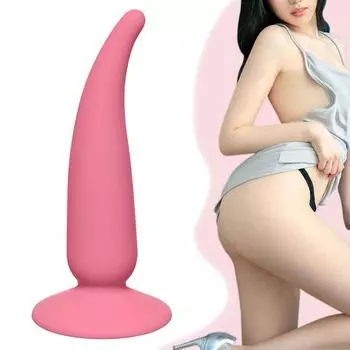 Секс-игрушки для взрослых, силиконовая анальная пробка с сильной присоской, фаллоимитатор для мастурбации, анальный вагинальный стимулятор, Анальная пробка