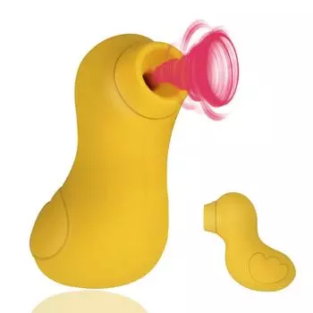 Секс-игрушки для женщин 7 скоростей Силиконовый вибратор для сосания сосков Вибрационный оральный секс Женский мастурбатор Стимулятор присоски клитора Yellow