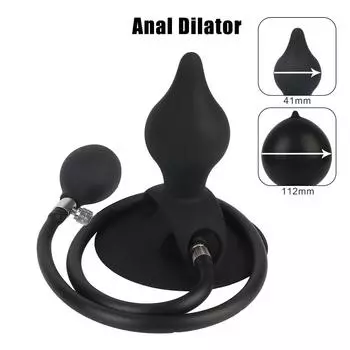 Секс-игрушки для женщин и мужчин, анальные вагинальные пробки, массажер простаты, надувные товары для взрослых, анальный расширитель, анальная пробка 41-112 мм, носимый, сильная всасывающая способность