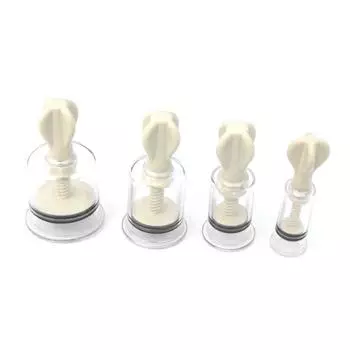 Секс-игрушки для женщин Эротические зажимы для сосков Сексуальный массаж груди Клип Увеличение вакуумный насос присоска L