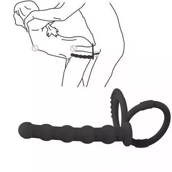 Секс-игрушки для женщин Силиконовые двойные кольца Стимулятор G-spot Massager Эротические игрушки