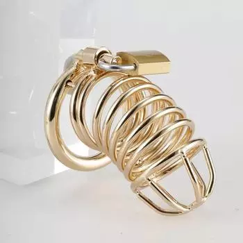 Секс-игрушки Металлический мужской замок для пениса CB Замок целомудрия SM CD TS