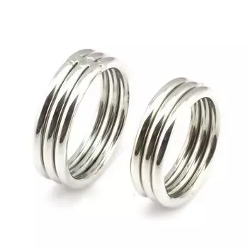 Секс-кольца из нержавеющей стали, кольца для пениса, мужские секс-инструменты, секс-игрушки для страсти пар, мужские и женские секс-игрушки для оргазма, игрушки для взрослых Inner Diameter45mm