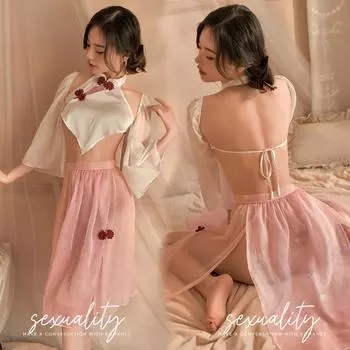 Сексуальное нижнее белье Страсть Соблазн Бесплатный Сексуальный Живот Карман Постельный Топ-труба Милый Костюм One size