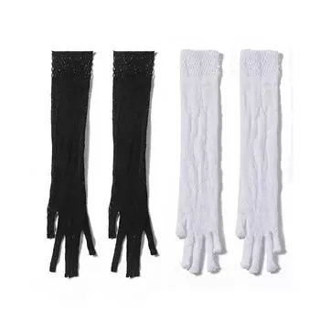 Секс нижнее белье аксессуары перчатки сетчатые носки кружевной материал персонализированные фото соответствующие ювелирные изделия перчатки Average size