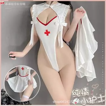 Секс нижнее белье чистое желание медсестра открыть файл бесплатно маленькая грудь пижама ролевая страсть игровой костюм медсестра униформа 2621 One Size
