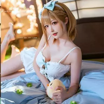 Секс нижнее белье чистое желание раздельный костюм бант повязка на голову симпатичная японская девушка бюстгальтер шорты униформа M