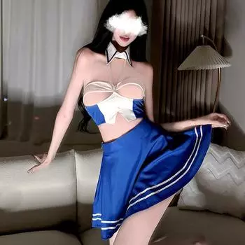 Секс нижнее белье сексуальная студенческая одежда cos униформа искушение j ночной клуб мертвая библиотека вода страсть костюм женский average size