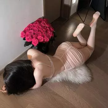 Секс нижнее белье женский соблазн ночной клуб королевская сестра бедра юбка горячая пижама сексуальная униформа страсть свободный костюм One Size (80-60kg)