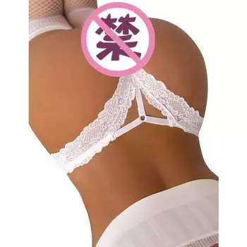 Сексуальные трусики женские кружевные с прорезями, низкая посадка P M(INTL.XS-S)