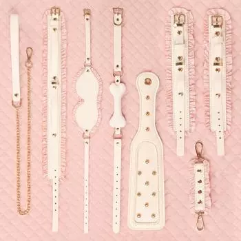 Sex suit lace maid props handcuffs bundled sex aids adult supplies