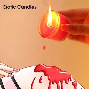 Секс-свеча не повредит коже, приятный флирт