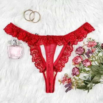 Секс трусики бисер цепочка сексуальная вышивка кружево соблазнение сексуальные трусики секс S