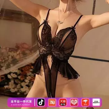 Сексуальное нижнее белье, сексуальная пижама, чистое желание с вырезами на подтяжках, женское цельное новое настроение, свободное от искушения 6345 one size fits all