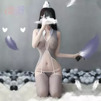 Сексуальное нижнее белье, сексуальные чулки, темперамент, стиль селфи стюардессы, комплект колготок, волосатая девушка 7491 One size